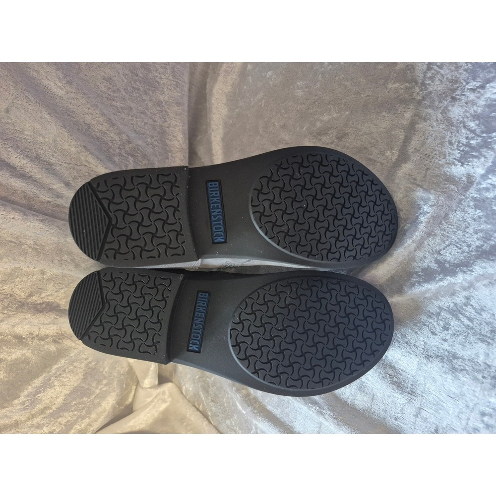 Birkenstock Women's Samina Boot, Gray Suede Leather Ankle Booties - Picture 4 of 5